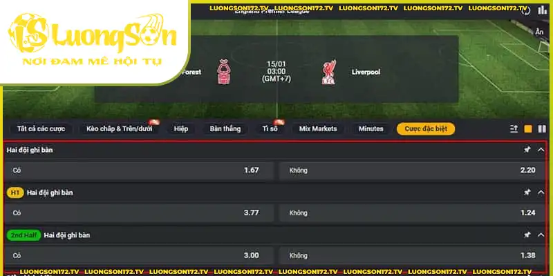 Kèo BTTS có cách hiểu và chơi rất đơn giản Kèo BTTS có cách hiểu và chơi rất đơn giản